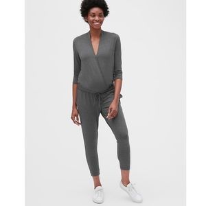 Gap Maternity Wrap Jumpsuit, S